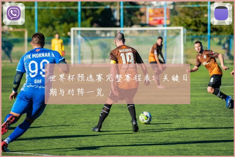 世界杯预选赛完整赛程表：关键日期与对阵一览